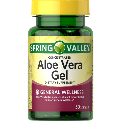 Spring Valley Aloe Vera Gel Concentrate, 50 Count