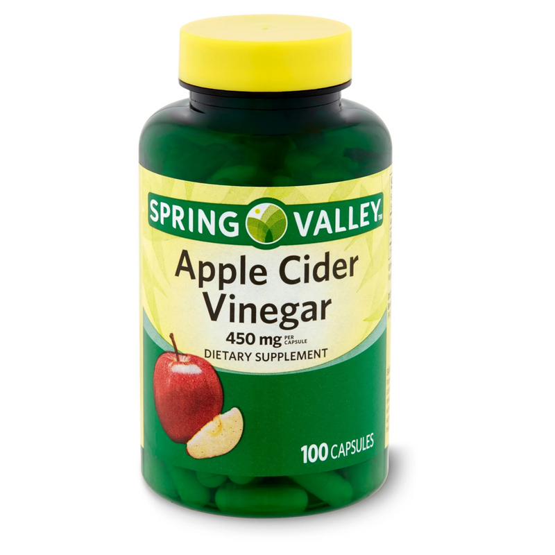 Spring Valley Apple Cider Vinegar 450mg, 100 Capsules