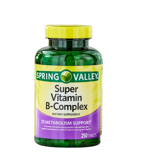 Spring Valley Super B-Complex, 250 Tablets